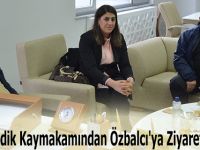 Ladik Kaymakamından Özbalcı'ya Ziyaret
