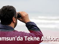 Samsun'da Tekne Alabora Oldu