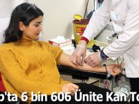 Sinop'ta 6 bin 606 Ünite Kan Toplandı