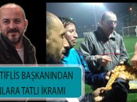 MUSİAD TİFLİS BAŞKANINDAN VETERANLARA TATLI İKRAMI