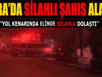 Silahlı Şahsa Bafra Polisinden Anında Müdahale