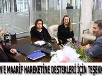 BAŞKAN ŞAHİN’E MAARİF HAREKETİNE DESTEKLERİ İÇİN TEŞEKKÜR ZİYARETİ