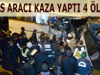 Karabük'te Servis Kontrolden Çıktı 4 Ölü