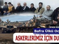 Bafra Ülkü Ocakları Askerlerimiz İçin Dua etti