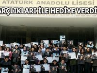 HARÇLIKLARI İLE HEDİYE VERDİLER