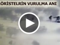 AFRİN'DE TERÖRİSTLERİN VURULMA ANI