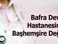 Bafra Devlet Hastanesinde Başhemşire Değişti