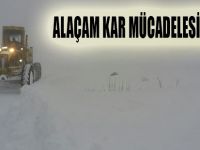 Alaçam Kar Mücadelesine Hazır