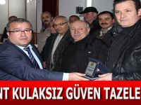 Başkan Bülent Kulaksız Güven Tazeledi