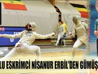 SAMSUNLU ESKRİMCİ NİSANUR ERBİL'DEN GÜMÜŞ MADALYA