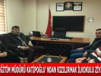 İLÇE MİLLİ EĞİTİM MÜDÜRÜ KATİPOĞLU' NDAN KIZILIRMAK İLKOKULU ZİYARET