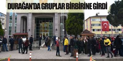 Durağan İlçesinde İki Grup Yine Birbirine Girdi