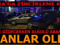 Bafra'da Zincirleme Kaza