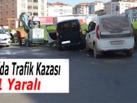 Bafra'da Trafik Kazası: 1 Yaralı