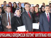 Bafra'da Sertifika Töreni Yapıldı