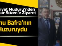 Emniyet Müdüründen Muhtar Sözen'e Ziyaret