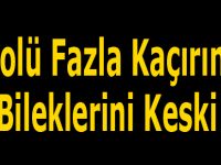 Alkolü fazla kaçırınca bileklerini kesti