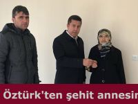 Galip Öztürk'ten şehit annesine ev