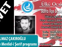 ÜLKÜ OCAKLARI BAFRA İLÇE BAŞKANLIĞINDAN DAVET
