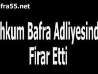 Mahkum Adliyeden Firar Etti