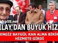 TÜRK KIZILAYI CENGİZ BAYGÜL KAN ALMA BİRİMİ HİZMETE GİRDİ