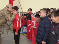 Kavak'da Öğrencilerden Mehmetçik'e moral mektubu