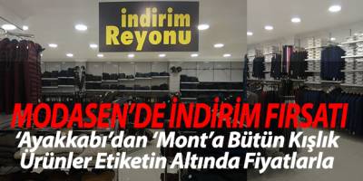 Kışlık Ürünlerde Büyük İndirim