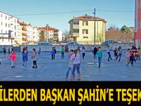 ÖĞRENCİLERDEN BAŞKAN ŞAHİN’E TEŞEKKÜRLER