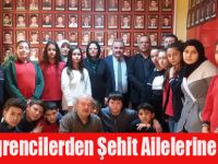 Öğrencilerden Şehit Ailelerine Ziyaret