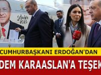 CUMHURBAŞKANI ERDOĞAN'DAN KARAASLAN'A TEŞEKKÜR