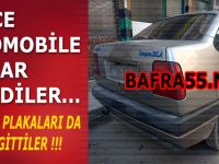 Bafra'da Önce Çarptılar Sonra Plakayı Çaldılar