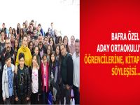 BAFRA ÖZEL ADAY ORTAOKULU’NDAN ÖĞRENCİLERİNE, KİTAP OKURLUĞU SÖYLEŞİSİ