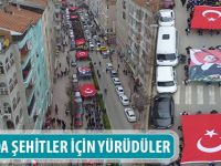 BAFRA’DA ŞEHİTLER İÇİN YÜRÜDÜLER