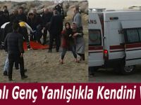 Bafralı Genç Yanlışlıkla Kendini Vurdu