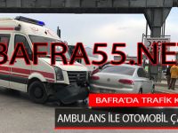 Ambulans İle Otomobil Çarpıştı