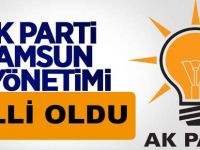 AK Parti Samsun İl Yönetimi belli oldu