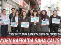 Lösev'den Bafra'da Saha Çalışması