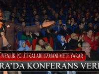 Mete Yarar Bafra'da Konferans Verdi