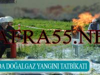 Bafra'da Doğalgaz Yangını Tatbikatı