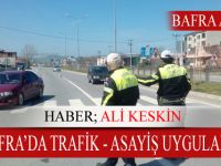Bafra'da Trafik-Asayiş Uygulaması