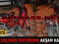 Sabah Çalınan Motoruna Akşam Kavuştu