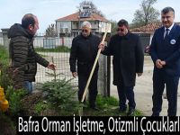 Bafra Orman İşletme, Otizmli Çocuklarla Fidan Dikti