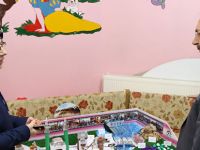 BAŞKAN ŞAHİN PROJELERİNDE 1. OLAN M. ULUSAR ANOKULUNU ZİYARET ETTİ