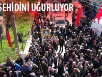 BAFRA ŞEHİDİNİ UĞURLUYOR