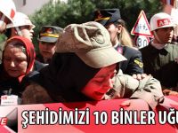 Şehidimizi Bafra'da 10 Binlerce İnsan Uğurladı