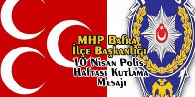 10 Nisan Polis Haftası Kutlama Mesajı