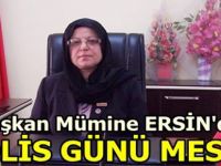BAFRA ŞEHİT AİLELERİ VE GAZİLER DAYANIŞMA DERNEĞİ BAŞKANI MÜMİNE ERSİN’İN POLİS HAFTASI MESAJI