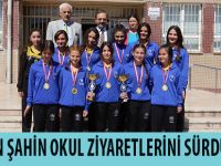 BAŞKAN ŞAHİN OKUL ZİYARETLERİNİ SÜRDÜRÜYOR