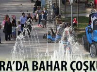 BAFRA’DA GÜZEL HAVA PARKLARI DOLDURDU