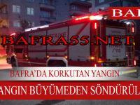 Bafra'da Yangın